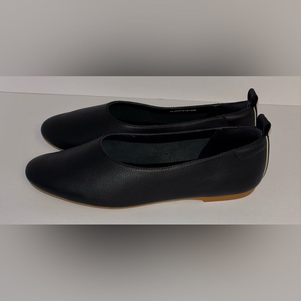 Everlane The Day Glove. Leather Black Flats. Size 9M Brand New in Box - Picture 3 of 11